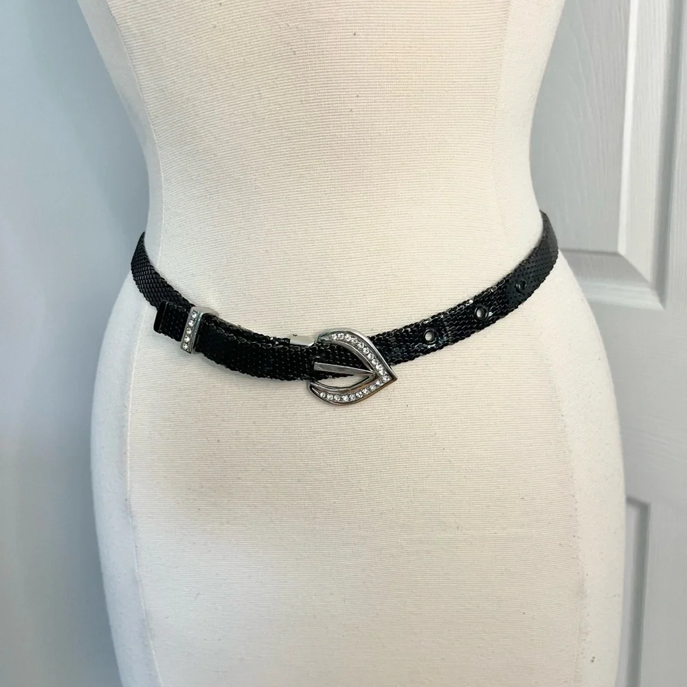 Whiting & Davis black mesh